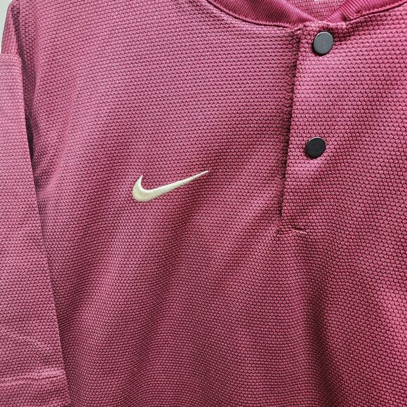 Florida State NCAA Nike Dri Fit Short Sleeve Henley Shirt Men's Large 1455 - Picture 5 of 11